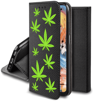 Etui malowane zamykane do Samsung Galaxy A53 5G wzór fajny + szkło