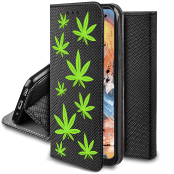 Etui malowane zamykane do Samsung Galaxy A33 5G wzór fajny + szkło