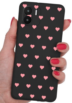 Etui malowane do Xiaomi Redmi A1 wzór dziewczęcy + szkło