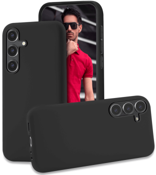 Etui matowe do Samsung Galaxy A54 5G czarne + szkło