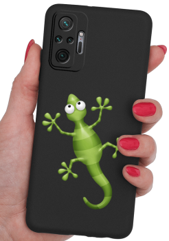 Etui malowane do Xiaomi Redmi Note 10 Pro wzór zwierzęta + szkło 