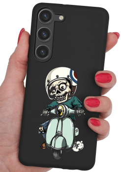 Etui malowane do Samsung Galaxy S23 wzór śmieszny + szkło