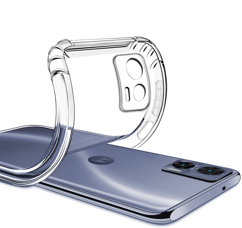 Etui przeźroczyste do Motorola Edge 30 Neo + szkło nakładka na plecki case anty shock anti