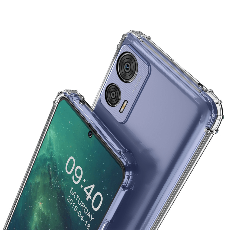 Etui przeźroczyste do Motorola Edge 30 Neo + szkło nakładka na plecki case anty shock anti