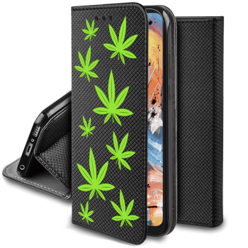 Etui malowane zamykane do Samsung Galaxy A34 5G wzór fajny + szkło