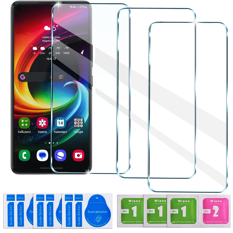 3 x szkło hartowane do Realme 10 4g ochrona ekran
