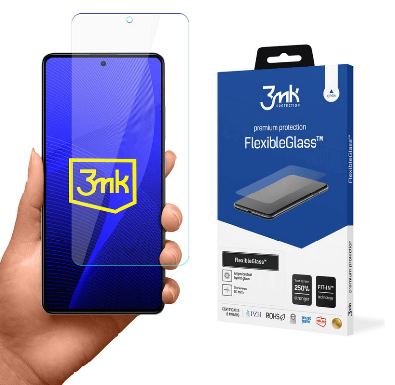 Hartowane szkło 3MK FlexibleGlass do Xiaomi Redmi Note 12 Pro folia hybryda