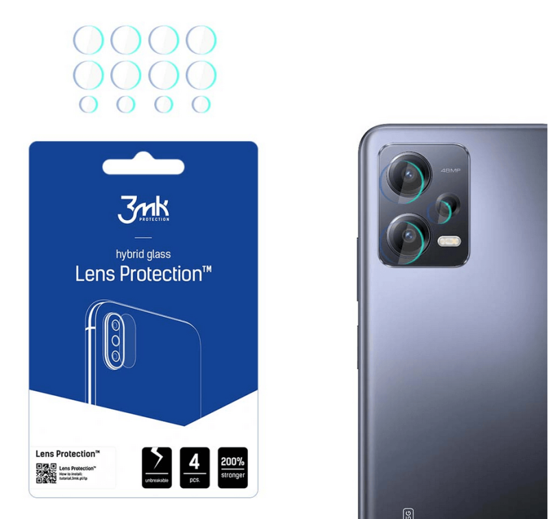 Szkło na tył 3MK na aparat do Xiaomi Redmi Note 12 Pro / Pro Plus