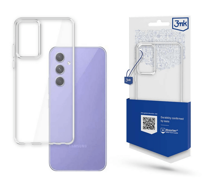 Etui 3MK do Samsung Galaxy A54 5G bezbarwne + szkło nakładka na plecki case ultra