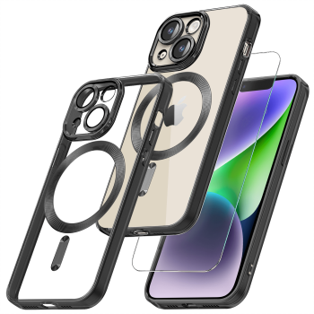 Etui do Iphone 13 / 14 Magsafe Pretty z czarną ramką + szkło