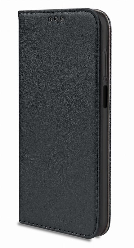 Etui do Xiaomi Redmi Note 12 5G czarne magnetyczne zamykane + szkło pokrowiec kabura case z klapką