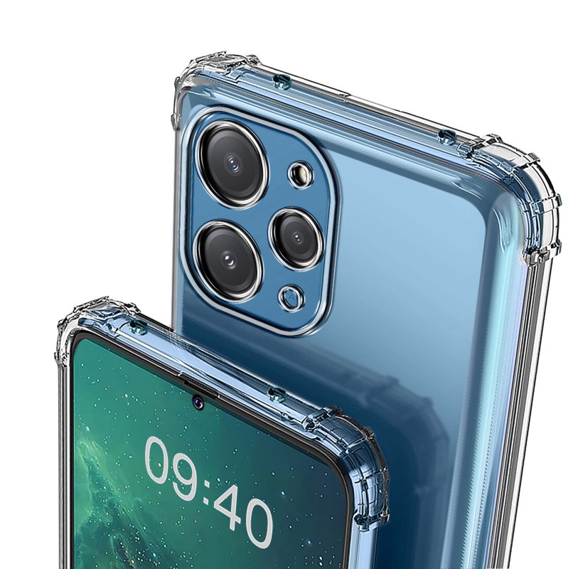 Etui do Xiaomi Redmi 12 4G przeźroczyste + szkło nakładka na plecki case anty