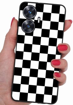 Etui do Realme C55 malowane wzór fajny + szkło