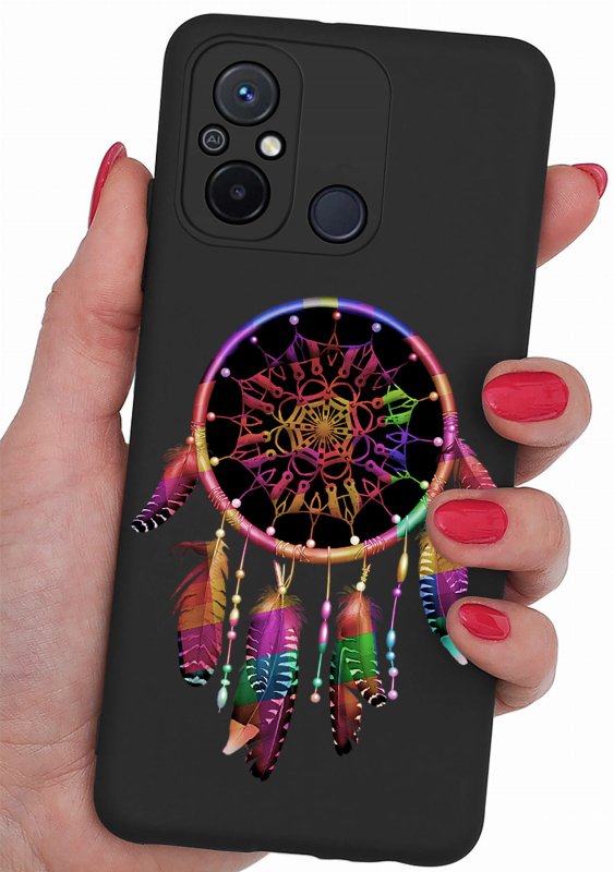 Etui do Xiaomi Redmi 12C malowane wzór 26 + szkło nakładka na plecki case mat łapacz snów