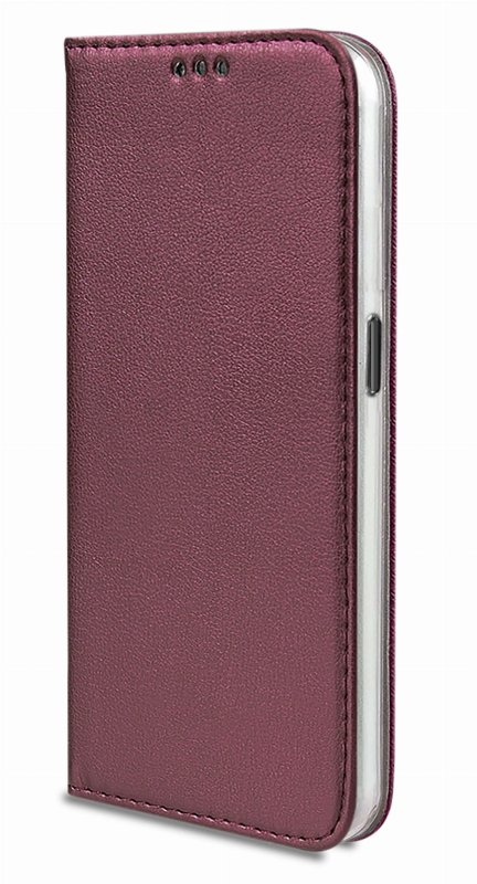Etui do Oppo A78 / A58 5G bordowe magnetyczne zamykane + szkło pokrowiec kabura case z klapką