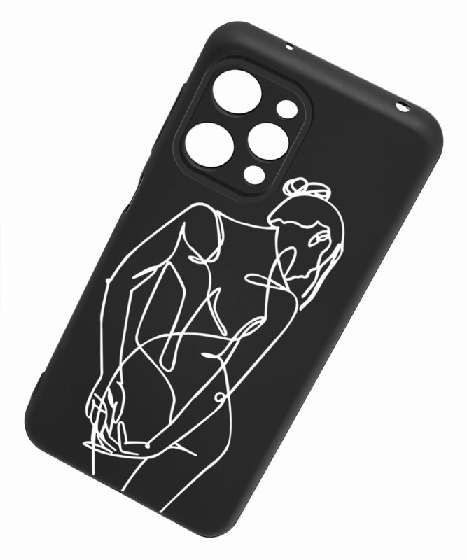 Etui do Xiaomi Redmi 12 4G malowane wzór 9 + szkło nakładka na plecki case szkic kobiety