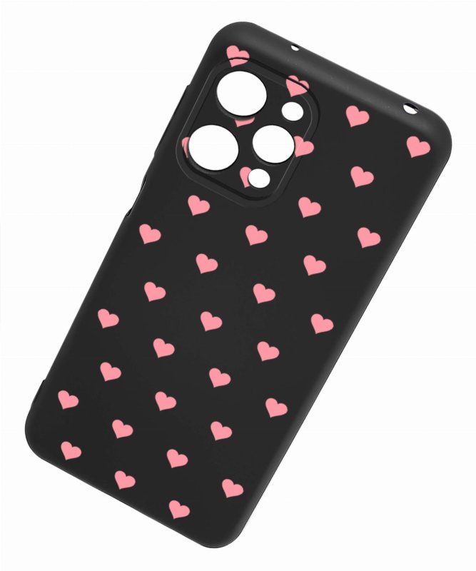 Etui do Xiaomi Redmi 12 4G malowane wzór 10 + szkło nakładka na plecki case serca