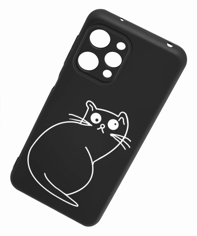 Etui do Xiaomi Redmi 12 4G malowane wzór 12 + szkło nakładka na plecki case kot