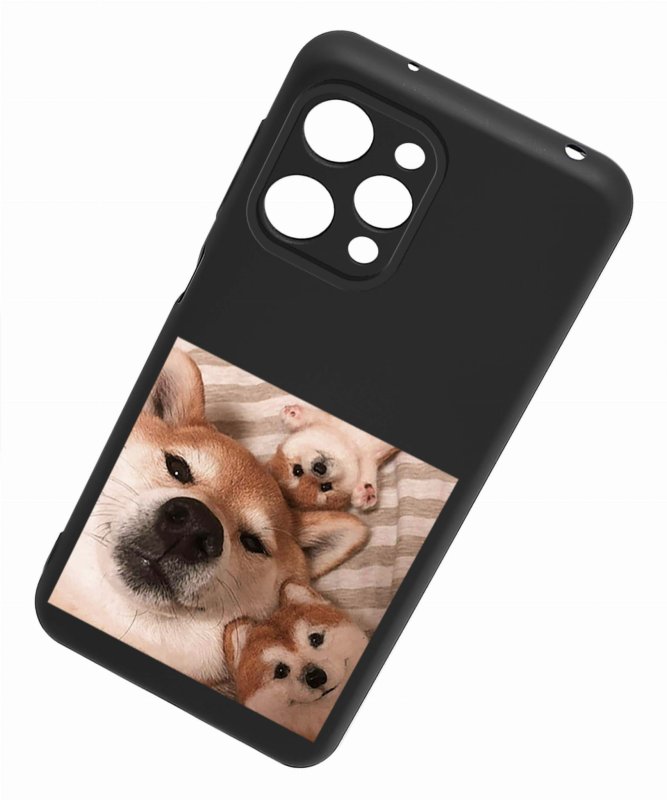 Etui do Xiaomi Redmi 12 4G malowane wzór 15 + szkło nakładka na plecki case pies akita