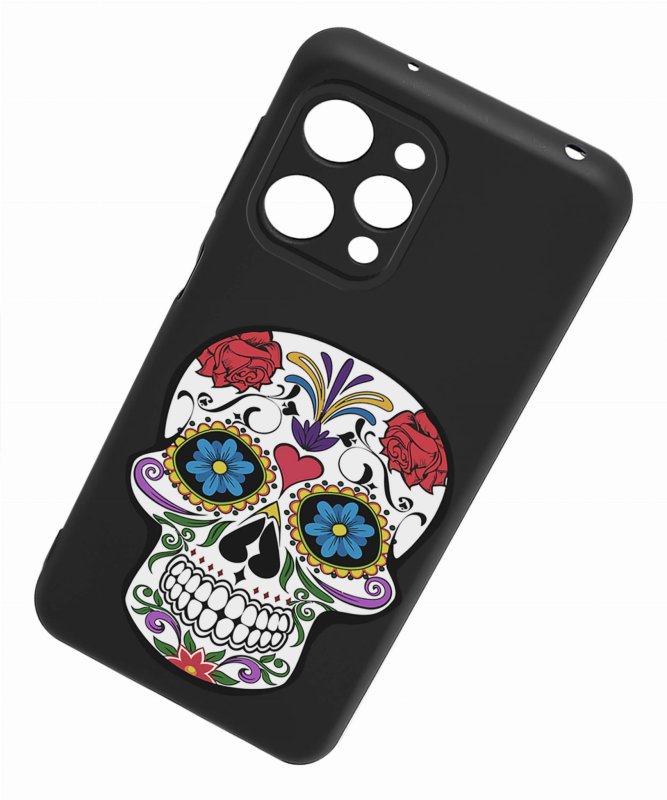Etui do Xiaomi Redmi 12 4G malowane wzór 28 + szkło nakładka na plecki case czaszka