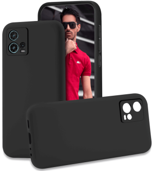 Etui do Motorola Moto G72 czarne matowe + szkło