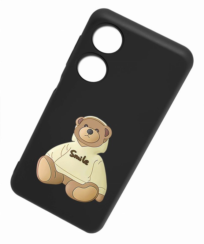 Etui do Oppo A78 5G / A58 5G malowane wzór 4 + szkło case nakładka na plecki mis smile