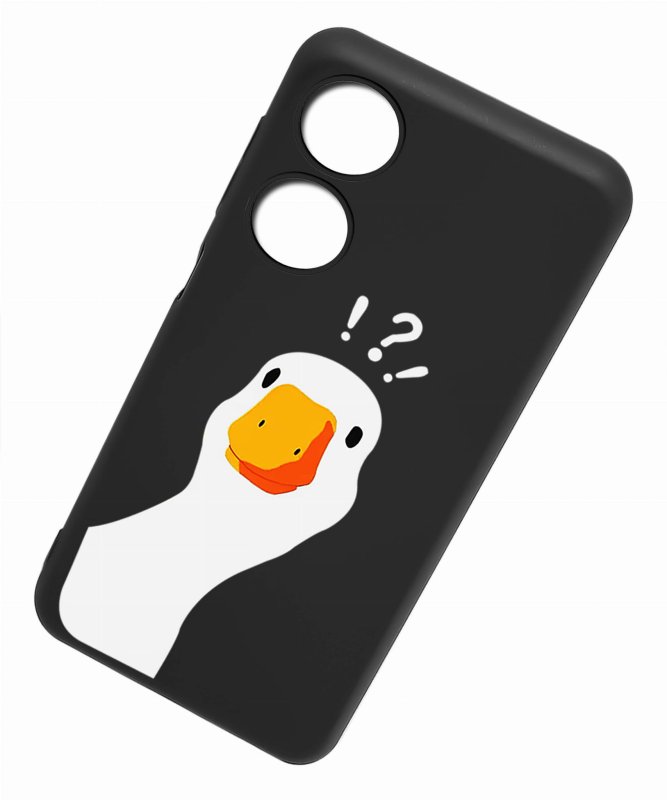 Etui do Oppo A78 5G / A58 5G malowane wzór 7 + szkło case nakładka na gęś pipa kaczka