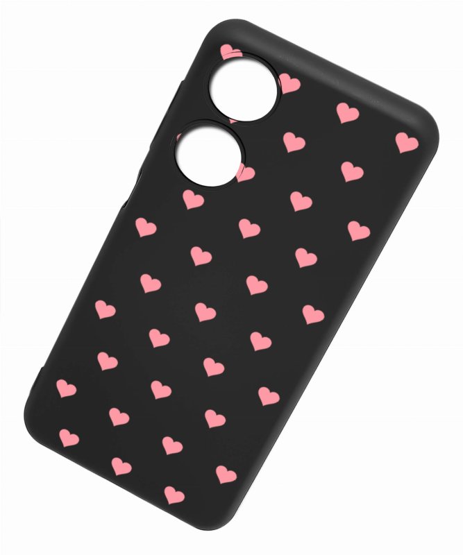 Etui do Oppo A78 5G / A58 5G malowane wzór 10 + szkło case nakładka na plecki case serca