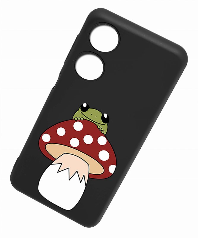 Etui do Oppo A78 5G / A58 5G malowane wzór 14 + szkło case nakładka na plecki case zaba i grzyb rapucha muchomor