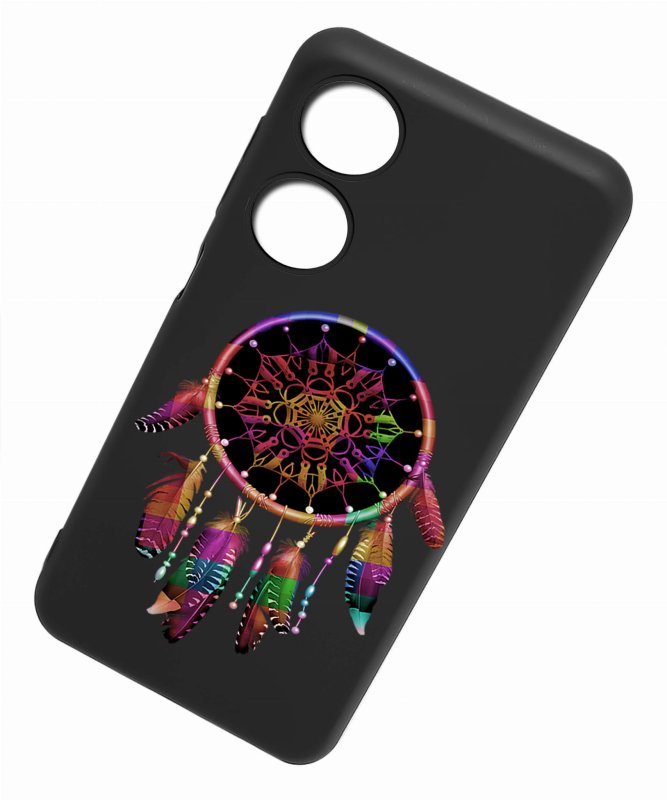 Etui do Oppo A78 5G / A58 5G malowane wzór 26 + szkło case nakładka na plecki case łapacz snów