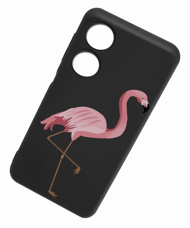 Etui do Oppo A78 5G / A58 5G malowane wzór 27 + szkło case nakładka na plecki case ptak flaming