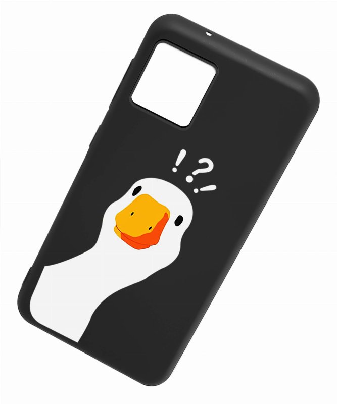 Etui do Motorola Moto G72 malowane wzór 7 + szkło nakładka na plecki case kaczka gęś pipa