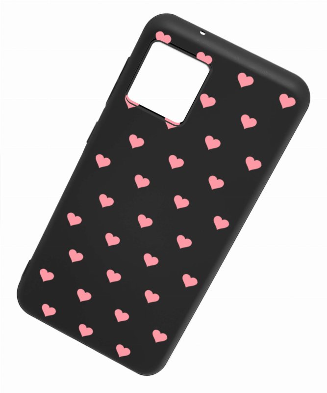 Etui do Motorola Moto G72 malowane wzór 10 + szkło nakładka na plecki case serca