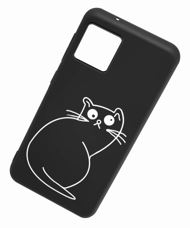 Etui do Motorola Moto G72 malowane wzór 12 + szkło nakładka na plecki case kot