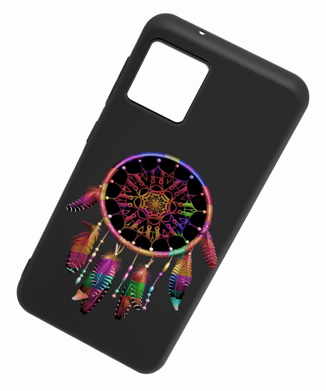Etui do Motorola Moto G72 malowane wzór 26 + szkło nakładka na plecki case łapacz snów