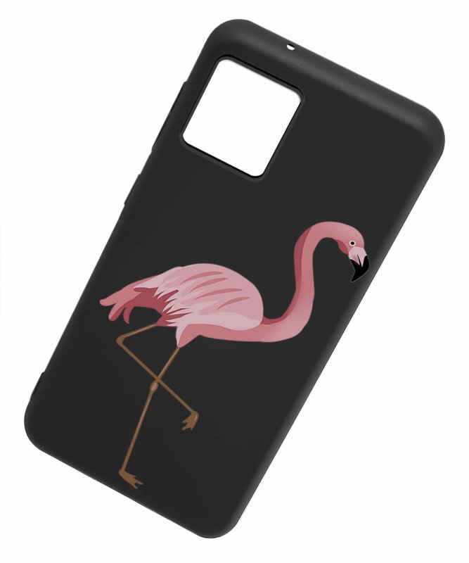 Etui do Motorola Moto G72 malowane wzór 27 + szkło nakładka na plecki case ptak flaming