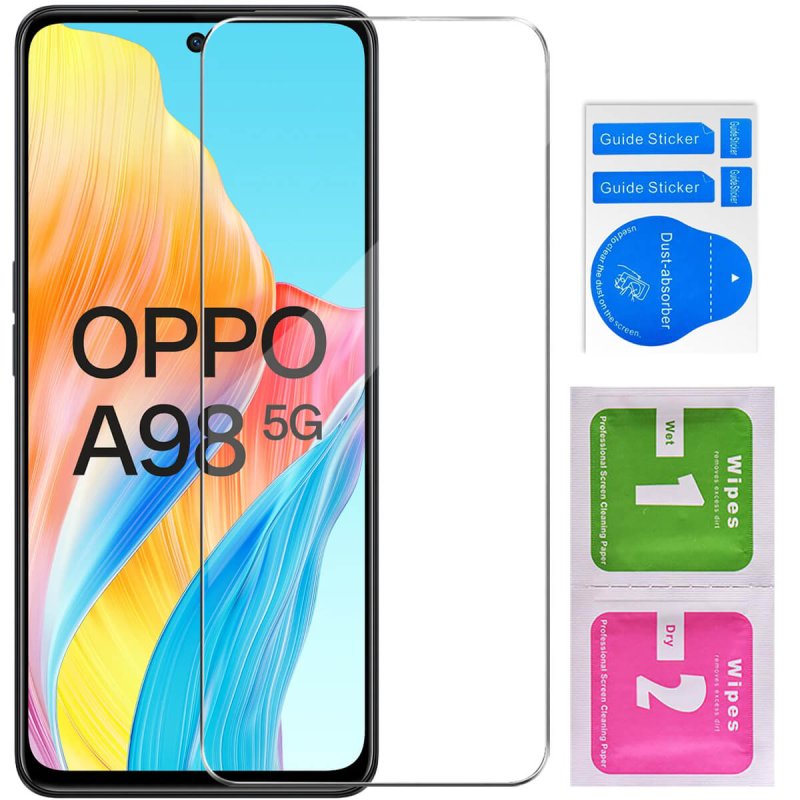 szkło hartowane do oppo a98 5g szybka szkiełko ochrona zabezpieczenie ekran