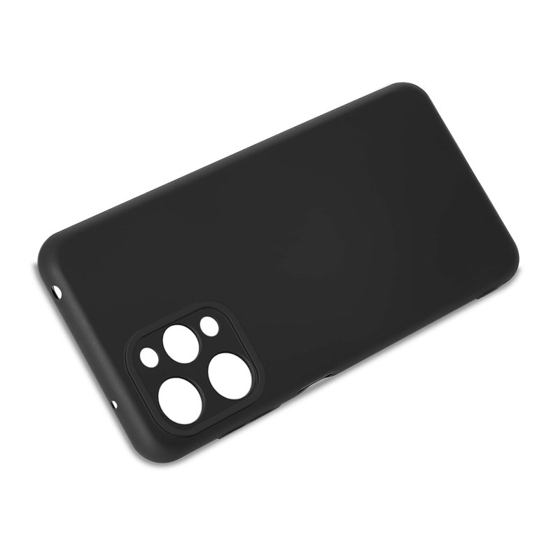 Etui do Xiaomi Redmi 12 4G czarne matowe + szkło nakładka na plecki case pudding mat