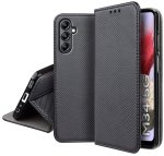 Etui do Samsung Galaxy M34 5G zamykane czarne + szkło