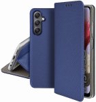 Etui do Samsung Galaxy M34 5G zamykane granatowe + szkło