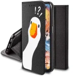 Etui do Samsung Galaxy M34 5G zamykane malowane wzór gęś + szkło