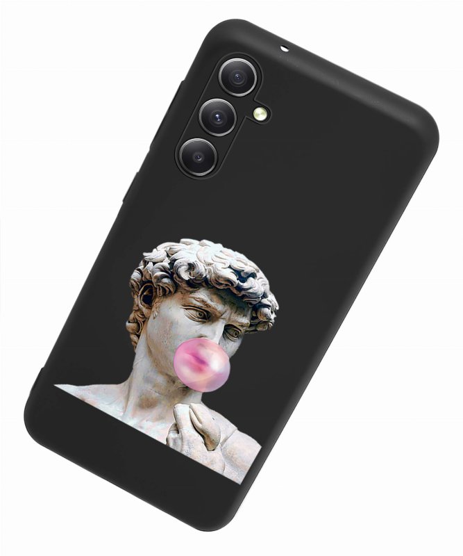 Etui do Samsung Galaxy S23 Fe malowane wzór + szkło nakładka na plecki case posąg