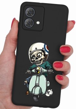 Etui do Motorola Moto G84 5G malowane wzór śmieszny + szkło