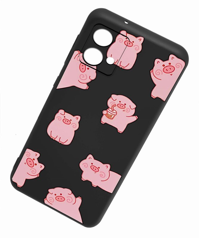 Etui do Motorola Moto G84 5G malowane wzór + szkło nakładka na plecki case swinki