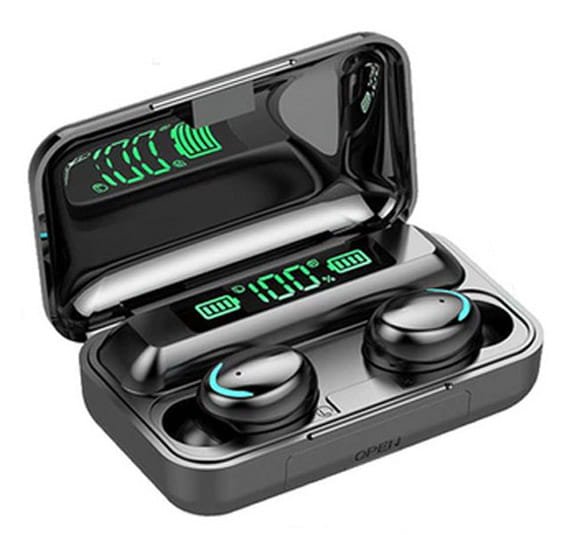 słuchawki bezprzewodowe, słuchawki douszne, słuchawki bluetooth Słuchawki bezprzewodowe z powerbankiem Bluetooth