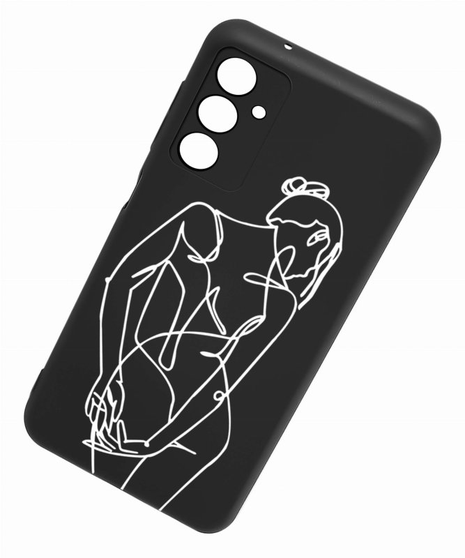 Etui do Samsung Galaxy A15 malowane wzór + szkło nakładka na plecki case szkic kobiety