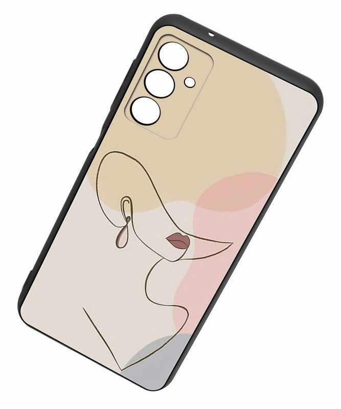 Etui do Samsung Galaxy A15 malowane wzór + szkło nakładka, na plecki, case,  kobieta, kapelusz