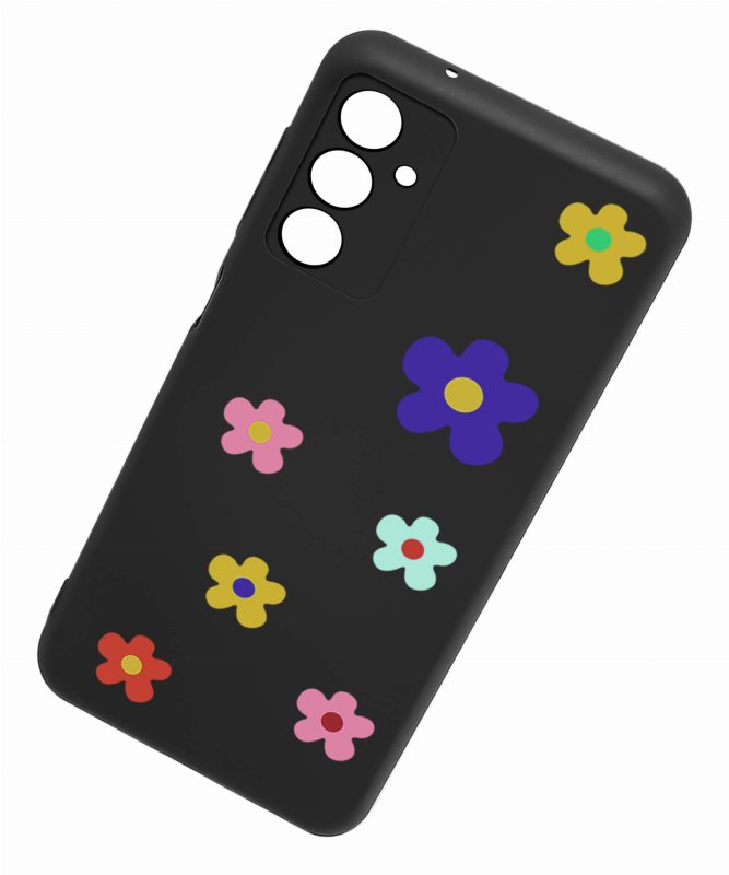 Etui do Samsung Galaxy A15 malowane wzór + szkło nakładka, na plecki, case,  kwiaty