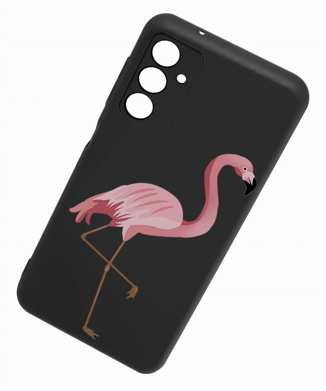 Etui do Samsung Galaxy A15 malowane wzór + szkło nakładka, na plecki, case,  flaming, ptak
