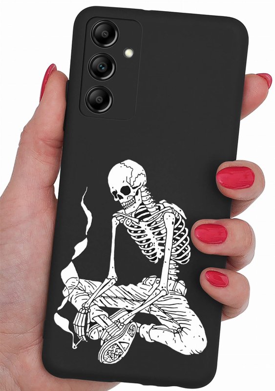 Etui do Samsung Galaxy A15 malowane wzór + szkło nakładka, na plecki, case,  szkielet